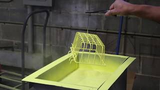 See the Fluidized Bed Powder Coating Process [upl. by Ardeen]