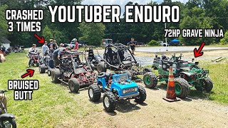 2021 BACKYARD 500 10Way YouTuber Enduro Race [upl. by Pallas763]