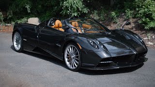 NEW Pagani Huayra Roadster  Black Mamba  Walk Around and Drive [upl. by Ferriter387]