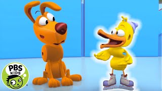 WORDWORLD  Ducks Skating Mayhem  PBS KIDS [upl. by Oirtemed]