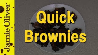 Jamie Olivers SuperQuick Brownies  EAT IT [upl. by Nitsua]