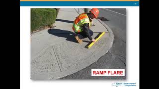 Training Video Inspecting ADAcompliant curb ramps 2020 [upl. by Bethel]