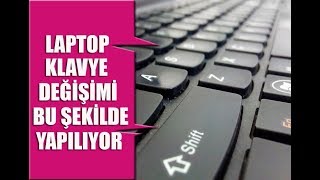 Laptop Klavye Değişimi Nasıl Yapılır [upl. by Samohtnhoj]